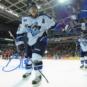 Sidney Crosby Rimouski Océanic Autographed White Jersey 8x10 Photo