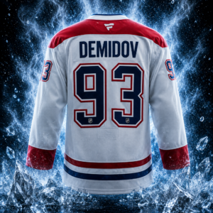 Ivan Demidov Signed Montreal Canadiens White Fanatics Premium Jersey