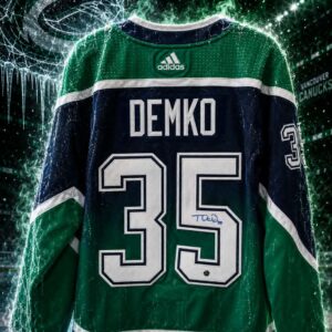 Thatcher Demko Vancouver Canucks Third Autographed Jersey