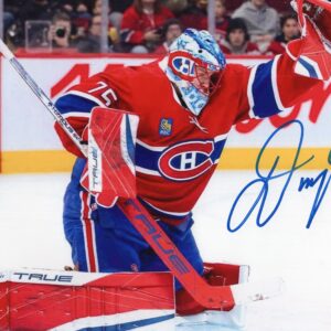 Jakub Dobeš Montreal Canadiens Save Pose Autographed 8x10 Photo