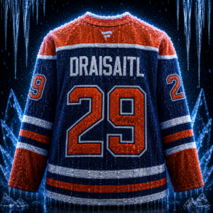 Leon Draisaitl Edmonton Oilers Autographed Royal Fanatics Authentic Pro Jersey