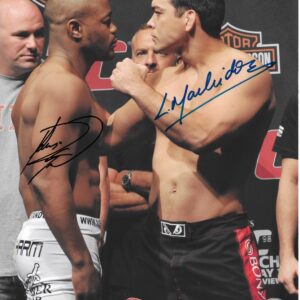 Rashid Evans & Lyoto Machida UFC Autographed 8x10 Photo