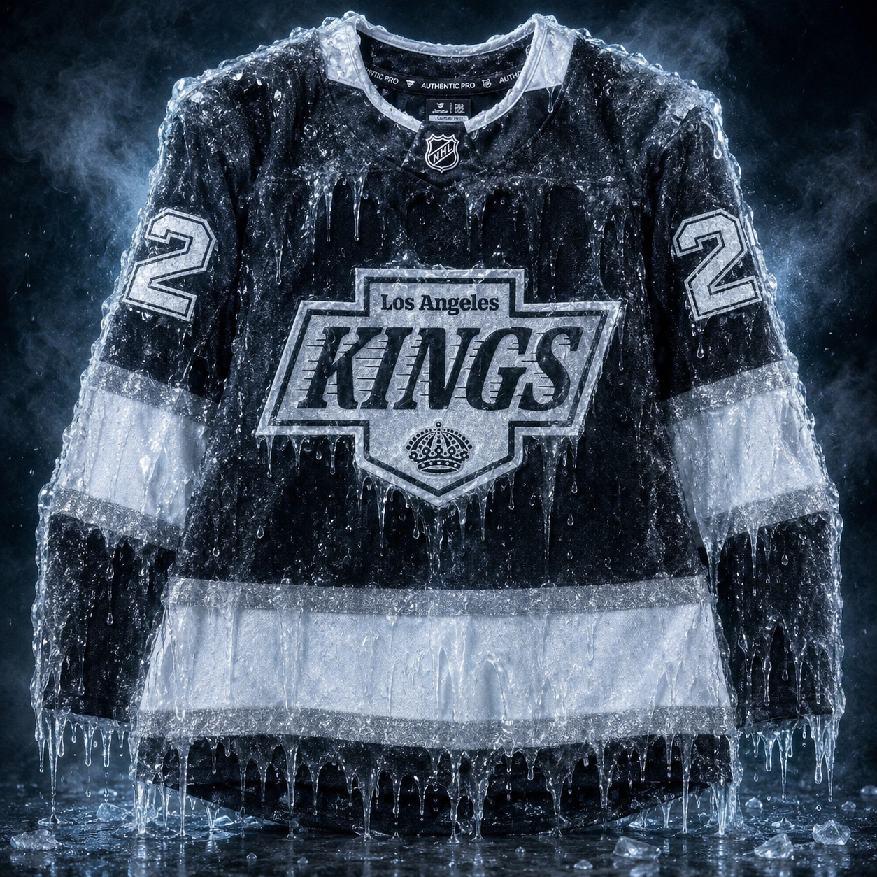 Kevin Fiala Los Angeles Kings Autographed Black Fanatics Authentic Pro Jersey - Image 2