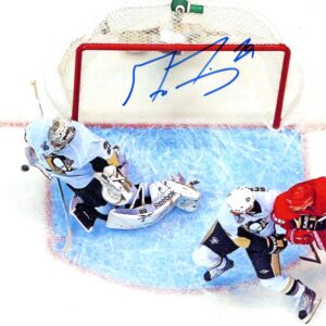 Marc-Andre Fleury Pittsburgh Penguins Autographed Save 8x10 Photo