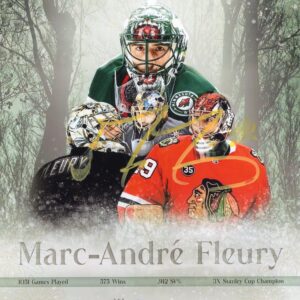 Marc-Andre Fleury Team Collage Autographed 8x10 Photo