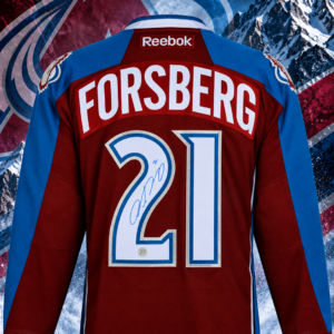Peter Forsberg Colorado Avalanche Autographed Vintage Reebok Jersey