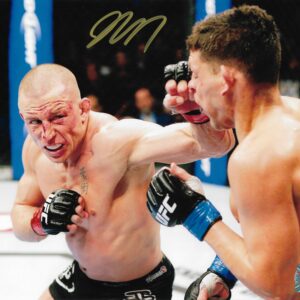 Georges St. Pierre UFC Autographed 8x10 Photo