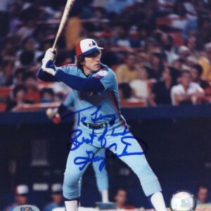 Gary Carter Montreal Expos Batting Stance Personalized Autographed 8x10 Photo