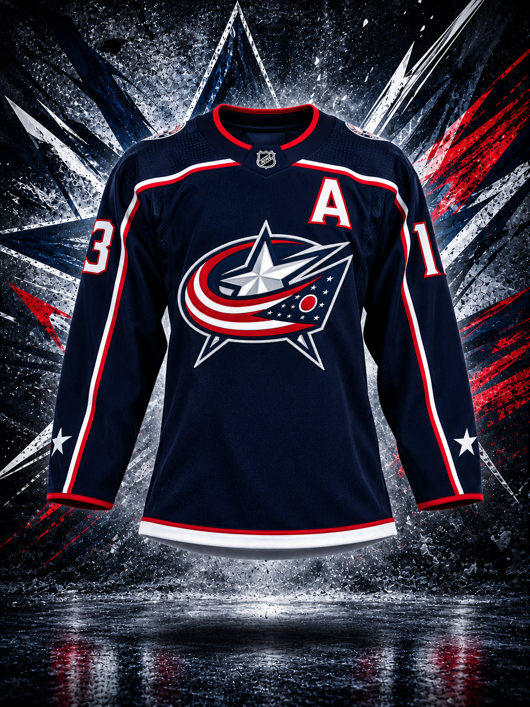 Johnny Gaudreau Autographed Columbus Blue Jackets Adidas Jersey - Image 2