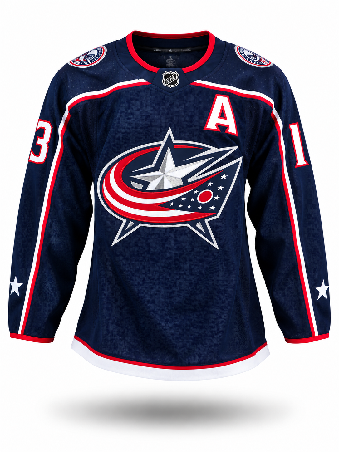Johnny Gaudreau Autographed Columbus Blue Jackets Adidas Jersey - Image 3