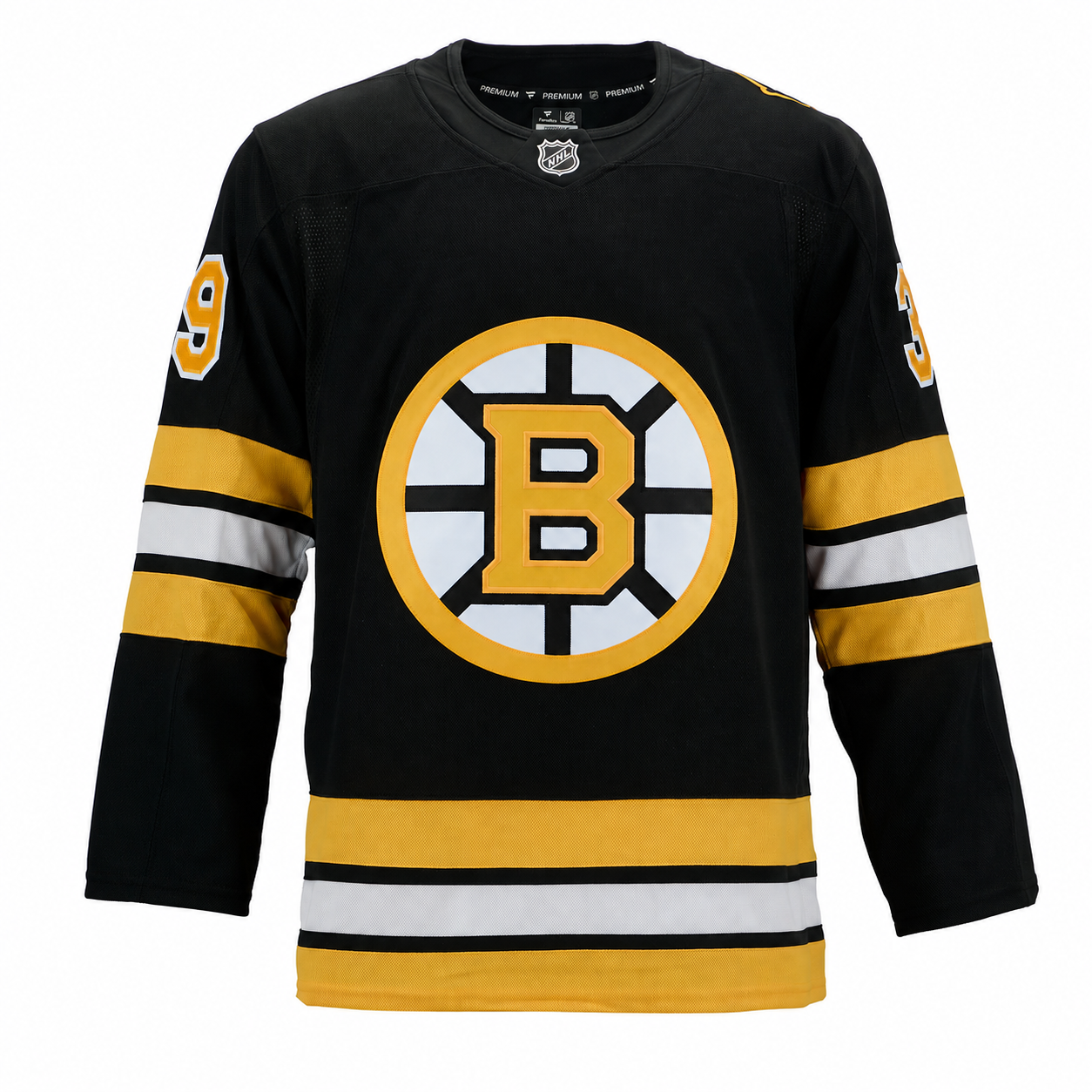 Morgan Geekie Autographed Boston Bruins Fanatics Premium Jersey - Image 3