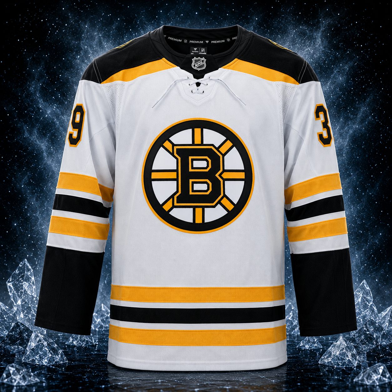 Morgan Geekie Boston Bruins Autographed White Fanatics Premium Jersey - Image 2