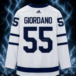 Mark Giordano Toronto Maple Leafs Autographed White Adidas Authentic Jersey