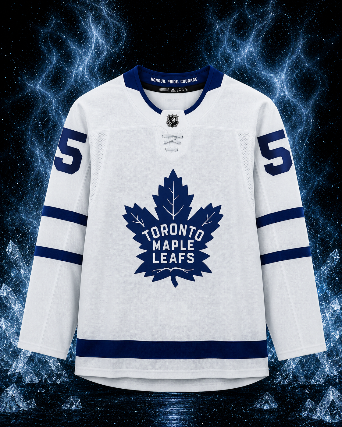 Mark Giordano Toronto Maple Leafs Autographed White Adidas Authentic Jersey - Image 2
