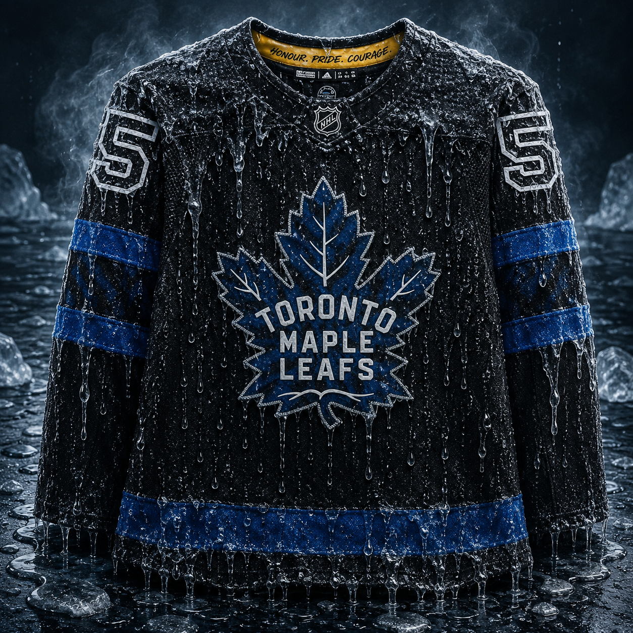 Mark Giordano Toronto Maple Leafs Autographed Black Alternate Adidas Authentic Jersey - Image 2