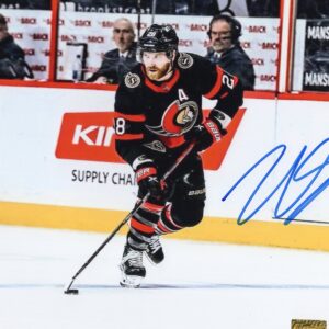 Claude Giroux Ottawa Senators Autographed Black Jersey 8x10 Photo