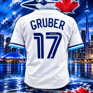 Kelly Gruber Autographed Toronto City Design White Baseball Jersey
