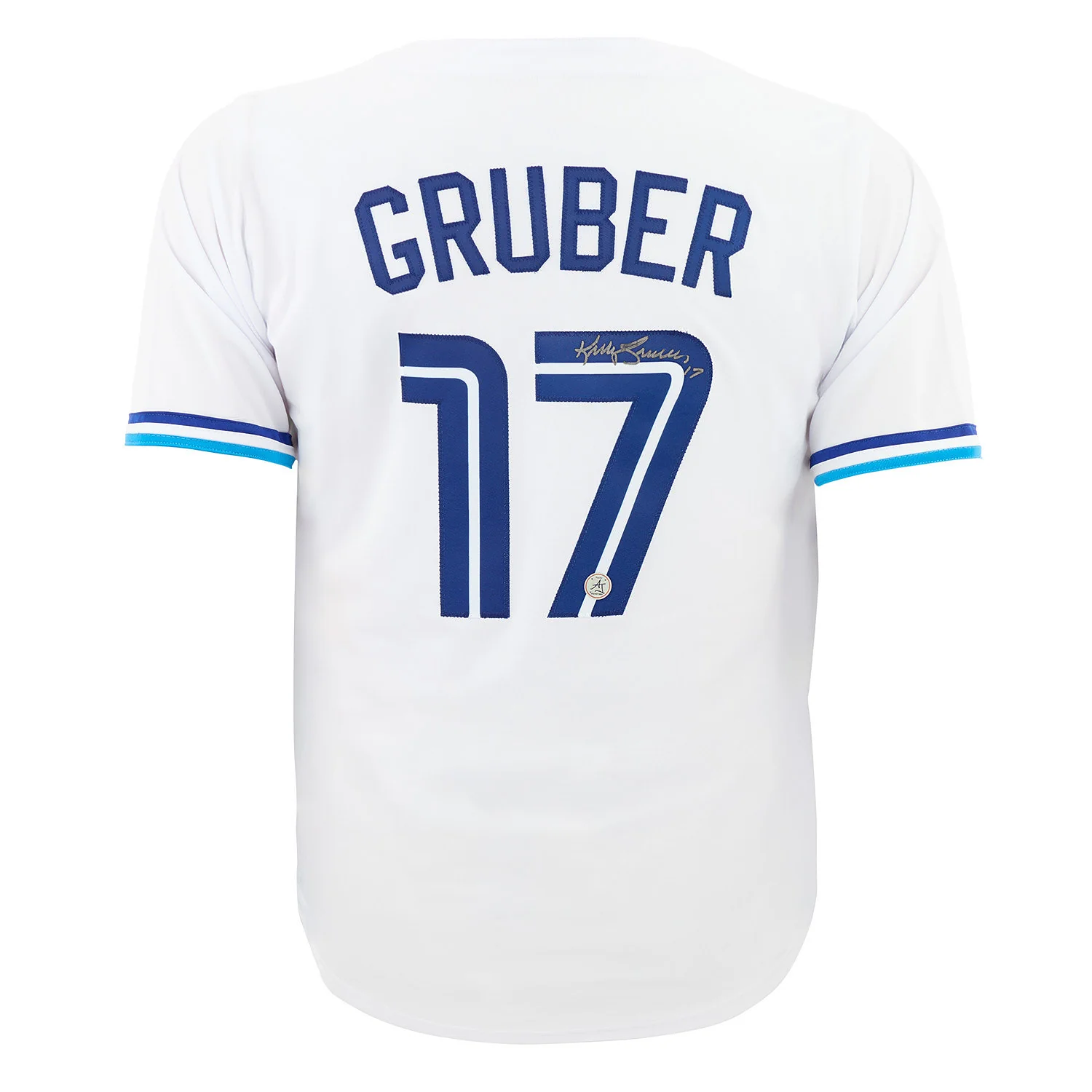 Kelly Gruber Autographed Toronto City Design White Baseball Jersey - Image 3