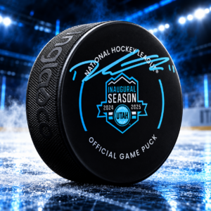 Dylan Guenther Signed Utah Hockey Club Official Game Puck