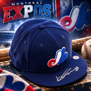 Vladimir Guerrero Sr Signed Montreal Expos Authentic Fitted New Era Baseball Cap