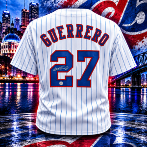 Vladimir Guerrero Sr Autographed Montreal City Design White Baseball Jersey
