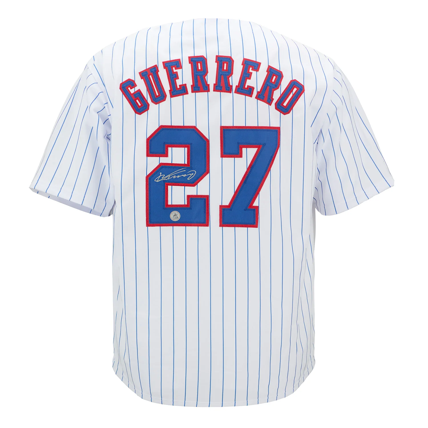 Vladimir Guerrero Sr Autographed Montreal City Design White Baseball Jersey - Image 3