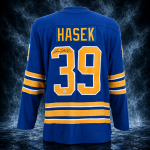 Dominik Hasek Autographed Buffalo Sabres Fanatics Breakaway Jersey