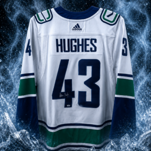 Quinn Hughes Vancouver Canucks Autographed White Adidas Jersey