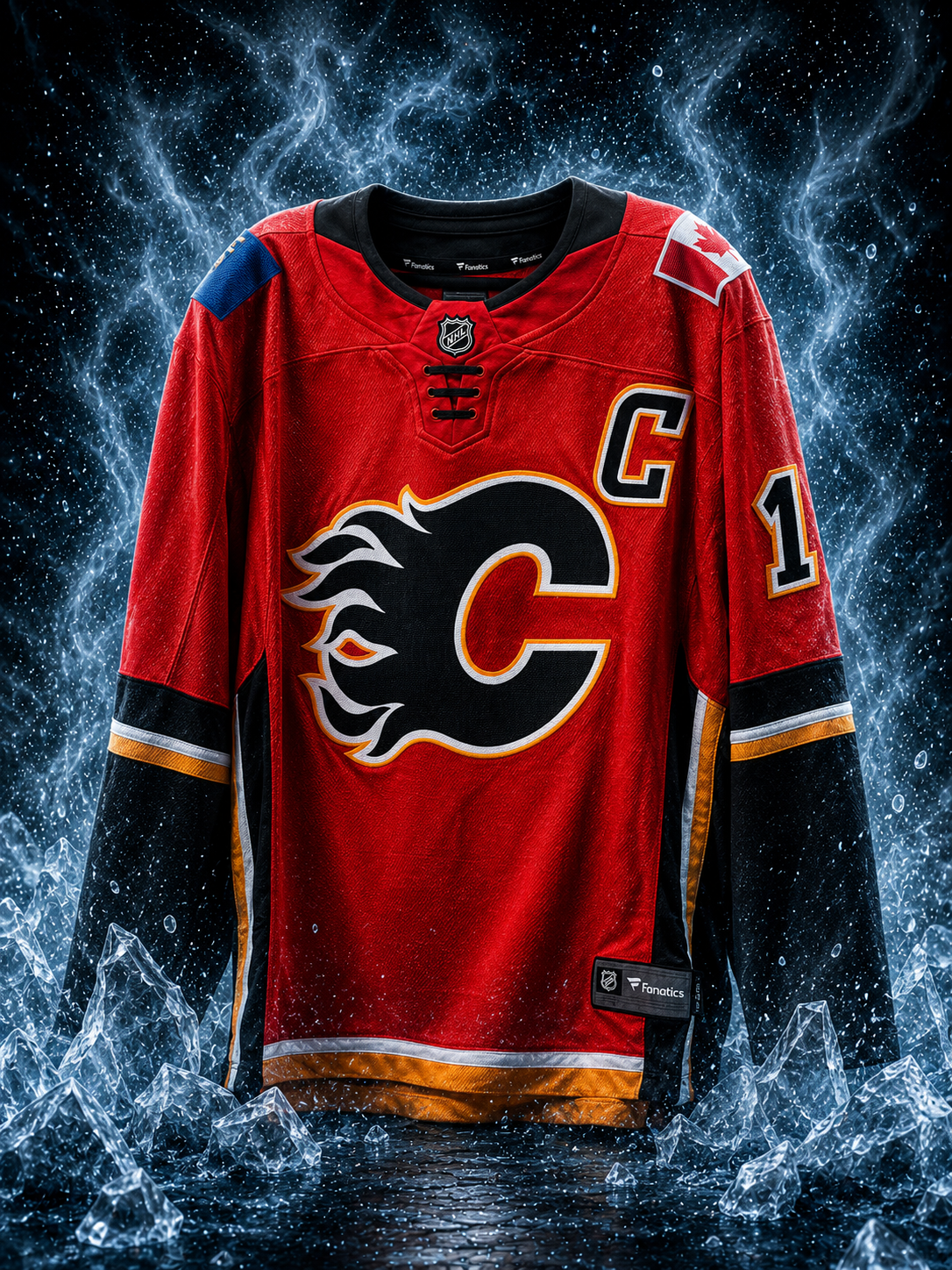 Jarome Iginla Calgary Flames Autographed Jersey - Image 2