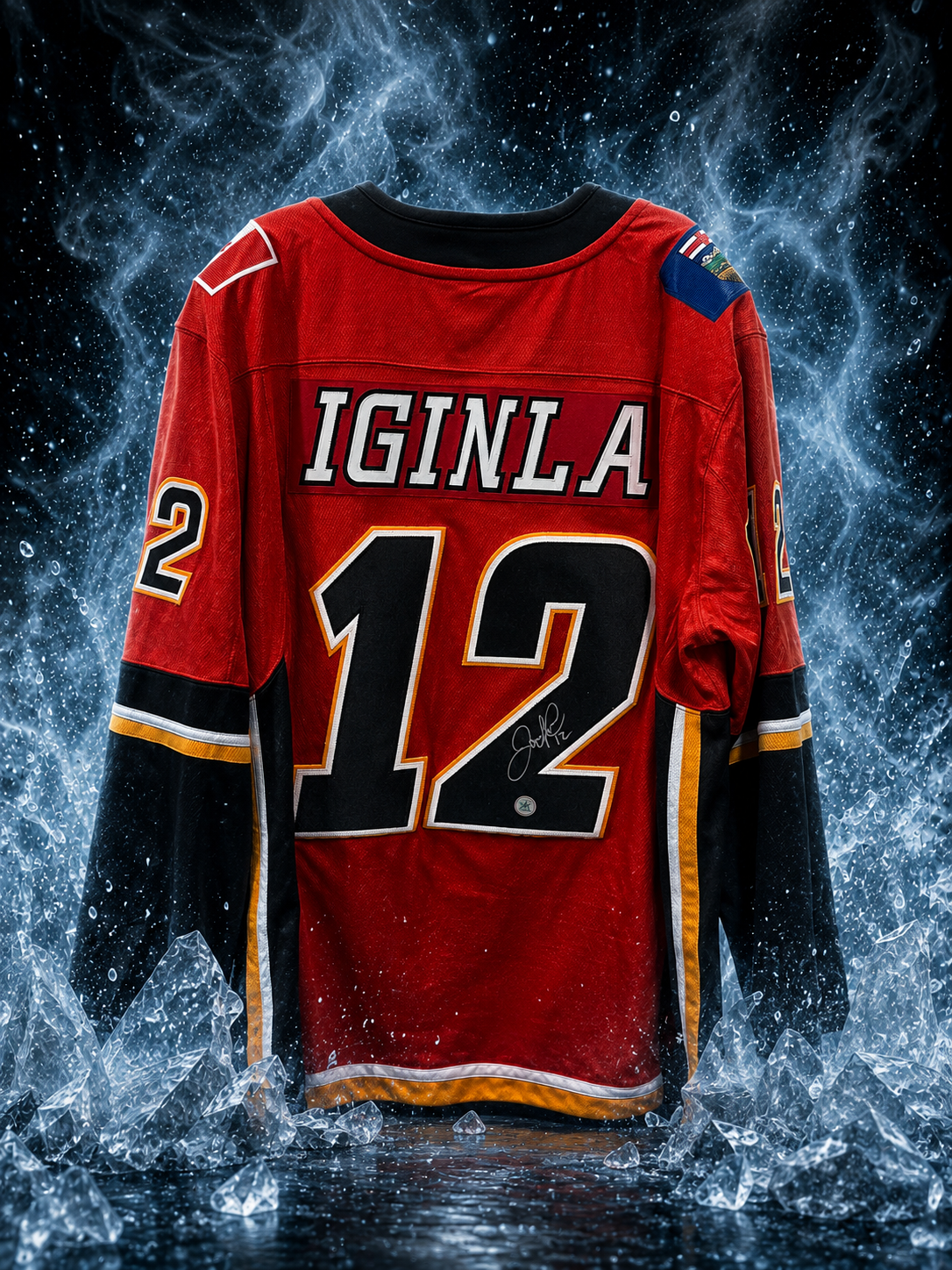 Jarome Iginla Calgary Flames Autographed Jersey