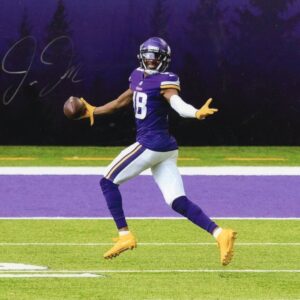 Justin Jefferson Minnesota Vikings Autographed 8x10 Photo