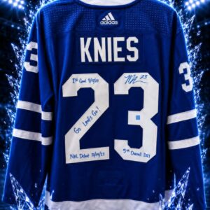 Matthew Knies Toronto Maple Leafs Autographed Jersey