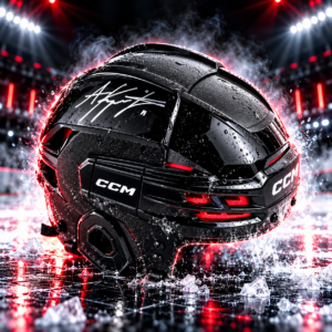 Anze Kopitar Autographed Black CCM Hockey Helmet
