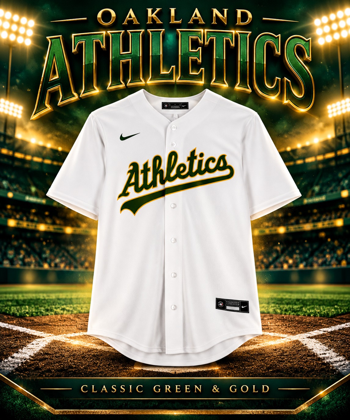 Nick Kurtz Athletics Autographed White Nike Replica Jersey with "25 AL ROY" Inscription - Image 2