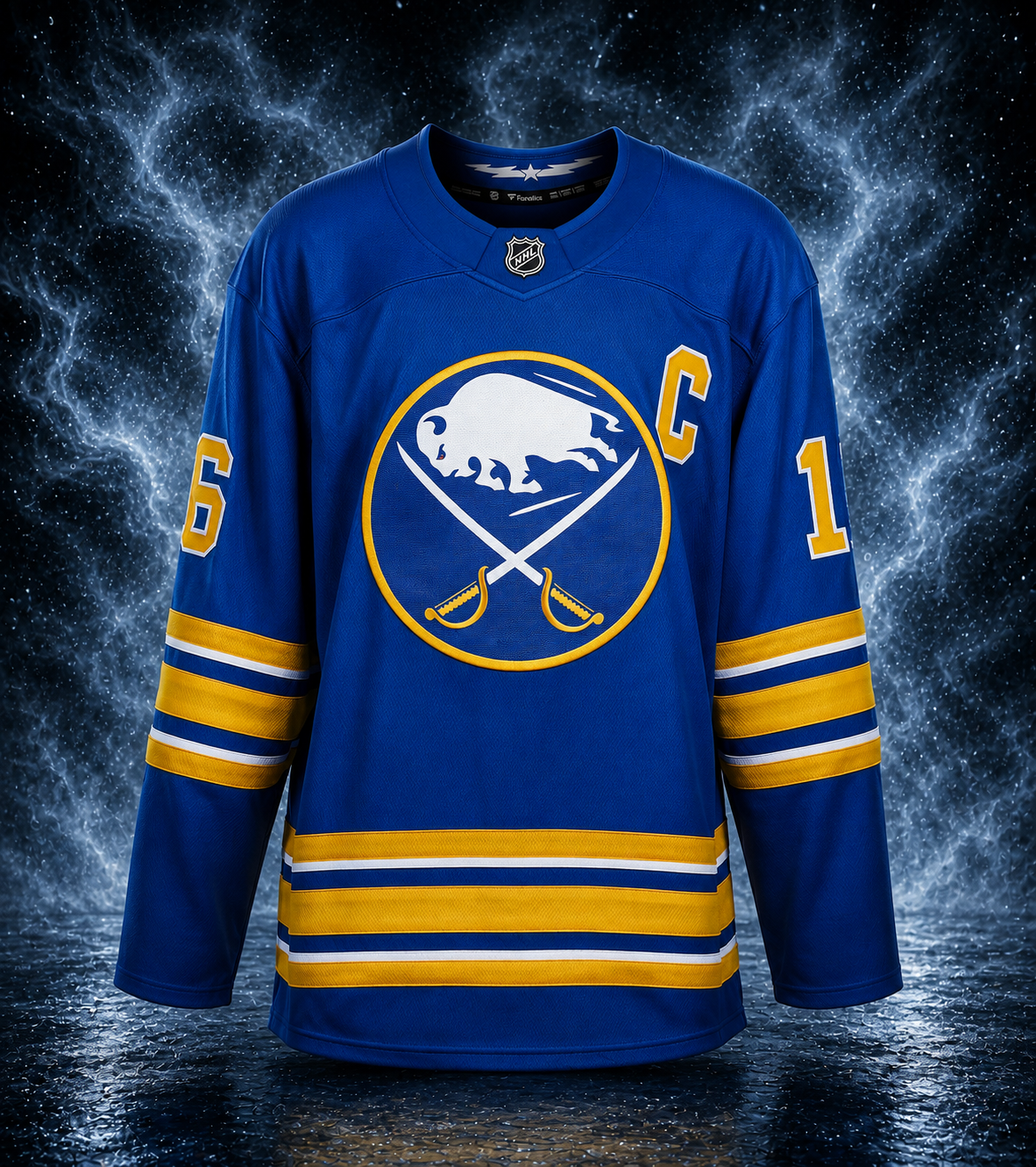 Pat LaFontaine Autographed Buffalo Sabres Fanatics Breakaway Jersey - Image 2