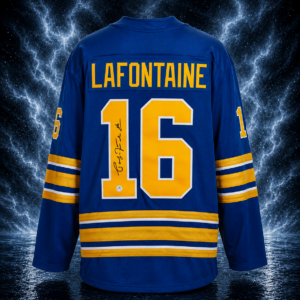 Pat LaFontaine Autographed Buffalo Sabres Fanatics Breakaway Jersey