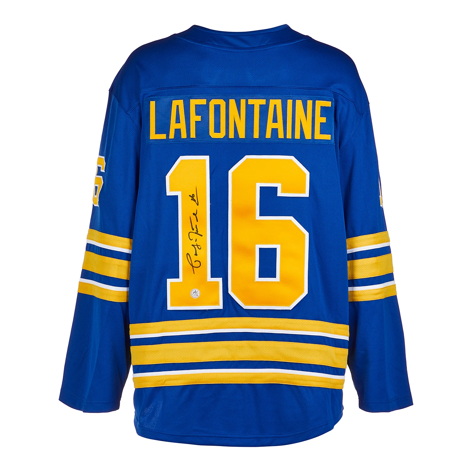 Pat LaFontaine Autographed Buffalo Sabres Fanatics Breakaway Jersey - Image 4