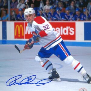 Claude Lemieux Autographed Montreal Canadiens Game Action 8x10 Photo