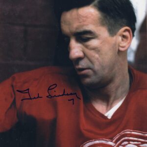 Ted Lindsay Detroit Red Wings Autographed 8x10 Photo
