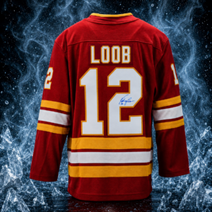 Hakan Loob Calgary Flames Autographed Fanatics Breakaway Jersey