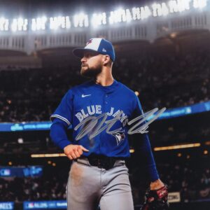 Nathan Lukes Toronto Blue Jays Captured in an on-field action pose Autographed 8x10 Photo