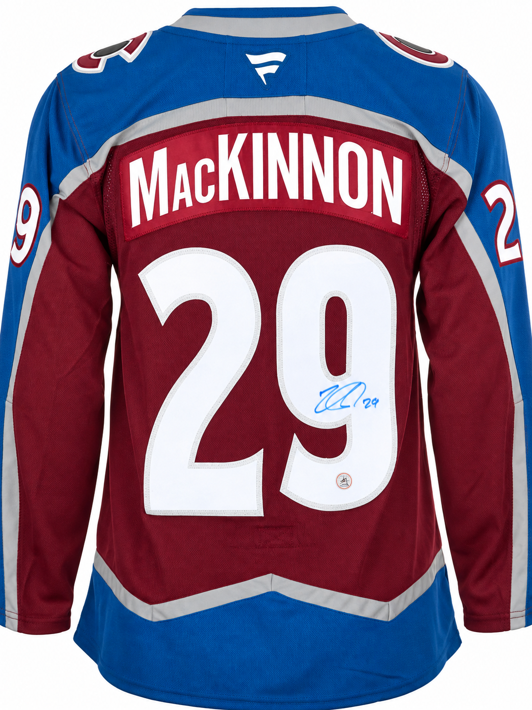 Nathan Mackinnon Colorado Avalanche Autographed Fanatics On Ice Authentic Jersey - Image 3