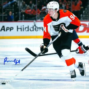 Porter Martone Autographed Philadelphia Flyers 1st NHL Game 8x10 Photo