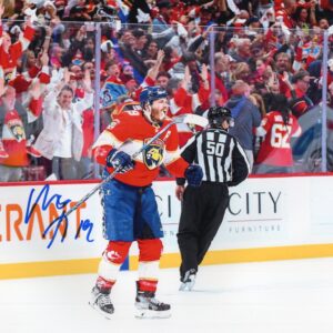 Matthew Tkachuk Florida Panthers Goal-Scoring Moment Autographed 8x10 Photo