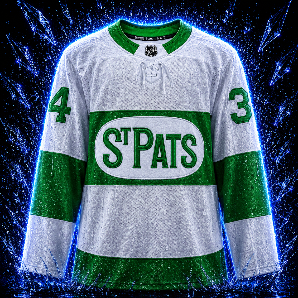 Auston Matthews Toronto Maple Leafs Autographed Green Toronto St. Pats Adidas Authentic Jersey - Image 2