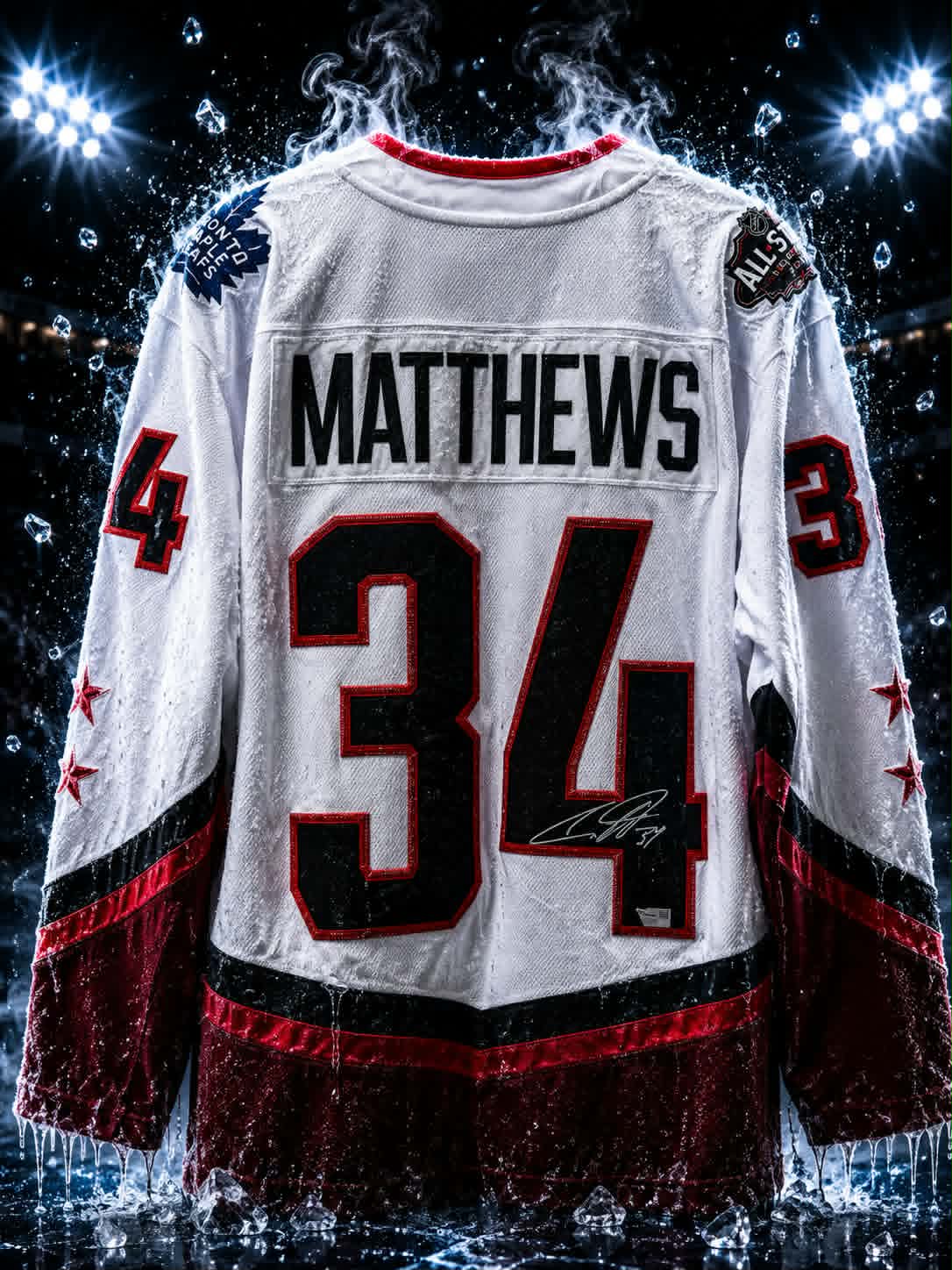 Auston Matthews NHL All-Star Game Autographed Jersey