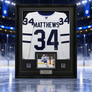 Auston Matthews Toronto Maple Leafs Fanatics Framed White Jersey