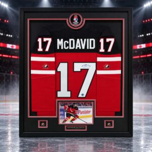 Connor McDavid Team Canada 32x34 Framed Jersey