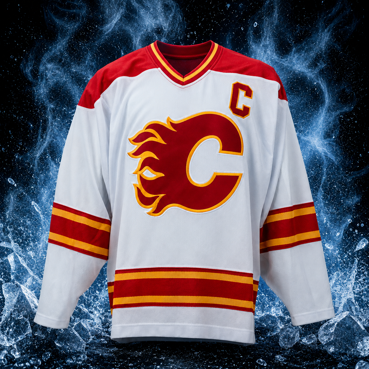 Lanny McDonald Calgary Flames Autographed Fanatics Throwback Jersey - Image 2