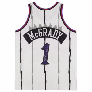 Tracy McGrady White Toronto Raptors Autographed Mitchell & Ness 1998 Authentic Jersey